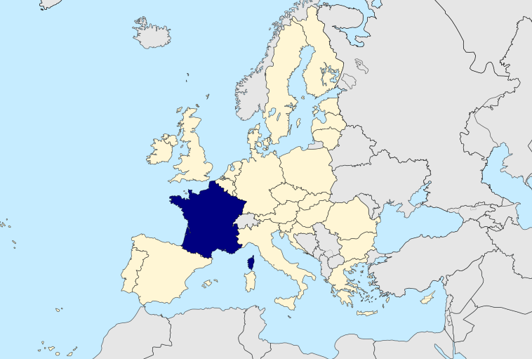 Strasbourg carte europe