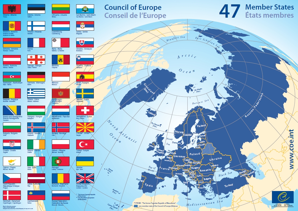 Carte Conseil De Leurope Strasbourg Europe