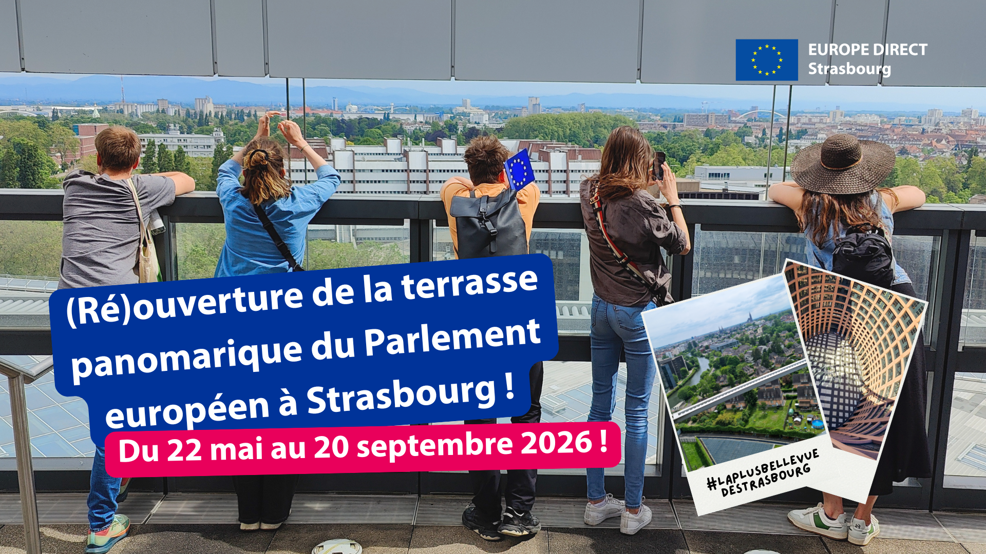 terrasse réouverture parlement européen