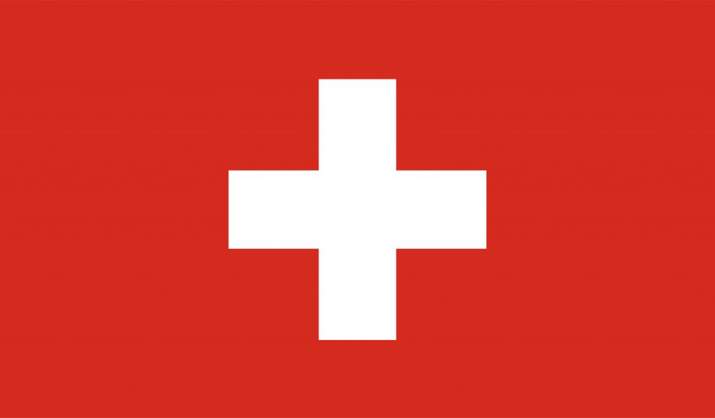 Illustration of Switzerland flag