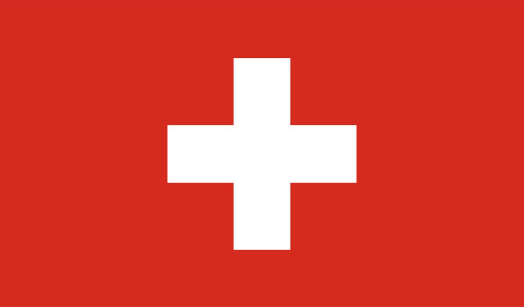 Illustration of Switzerland flag